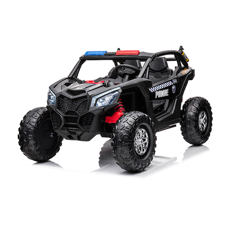 12V 2WD Kids Ride-On Police UTV nelipyöräisellä iskunvaimentimella