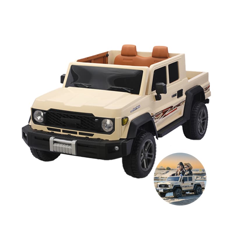 12V 4WD lasten ajoauto, jossa on takasängyt