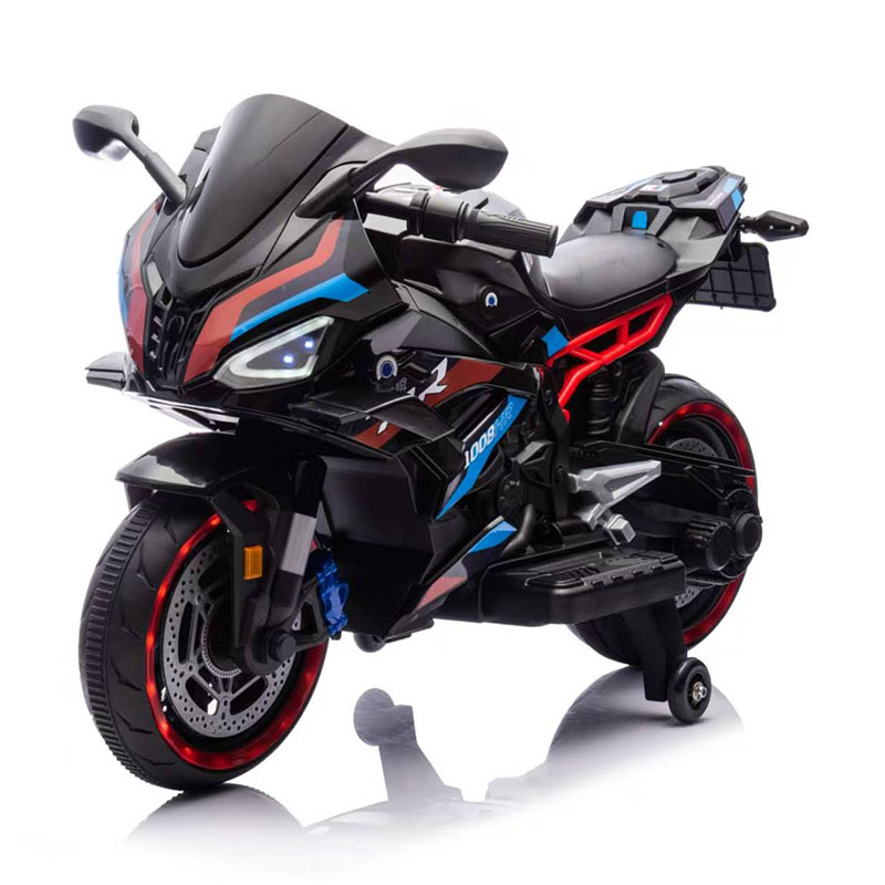 12V Big Size Ride-On -moottoripyörä Mahtuu kahdelle hengelle