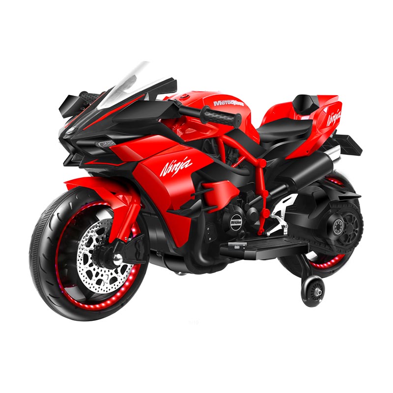 12V Big Size Ride-On -moottoripyörä vanhemmille lapsille musiikilla ja valolla