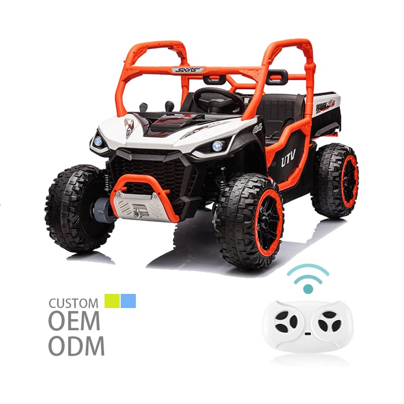 24V Kids UTV Ride-On takasängyllä