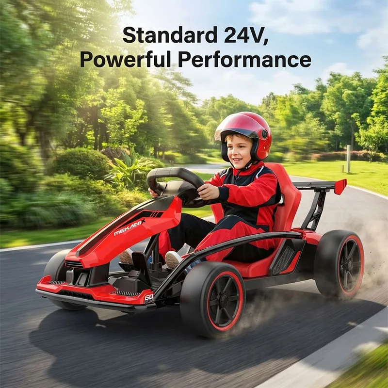 24V Tehokas Drift Electric Go Kart -ajelu autolla