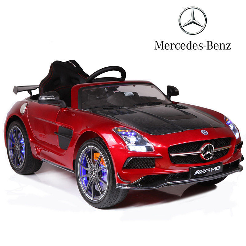 Benz Battery Kids Radio Control Car Mercedes Lasten Sähköleluauto