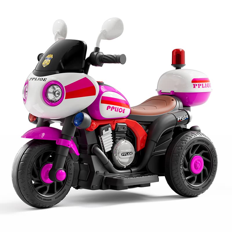 6V Kids Electric Motorcycle with LED Lights & Early Education