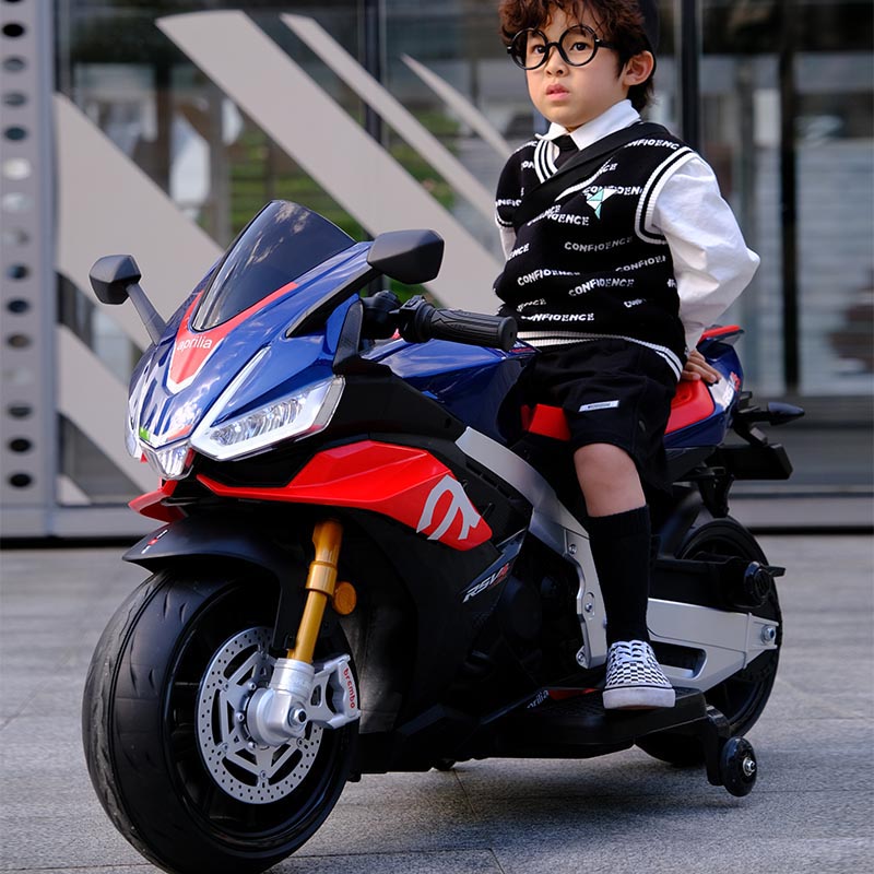 Licensed Aprilia RSV4 Electric Motorbike with one button start