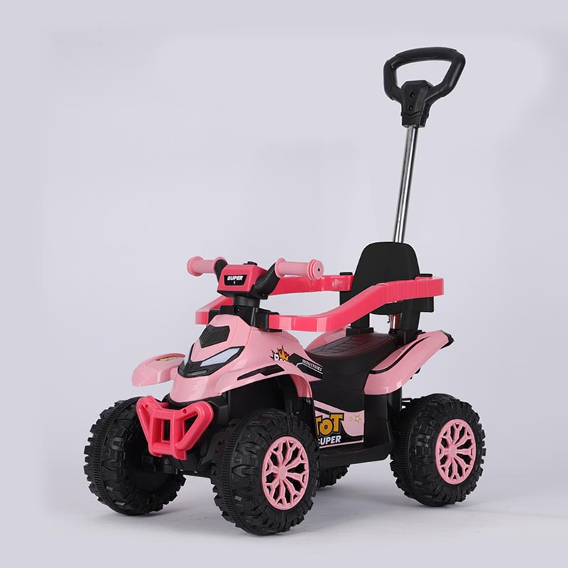 Kids ATV with Push Bar & Guardrail