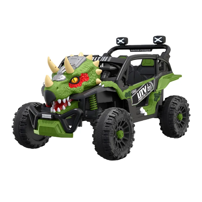 Kids Electric Car 12V Ride UTV Dinosaur Car