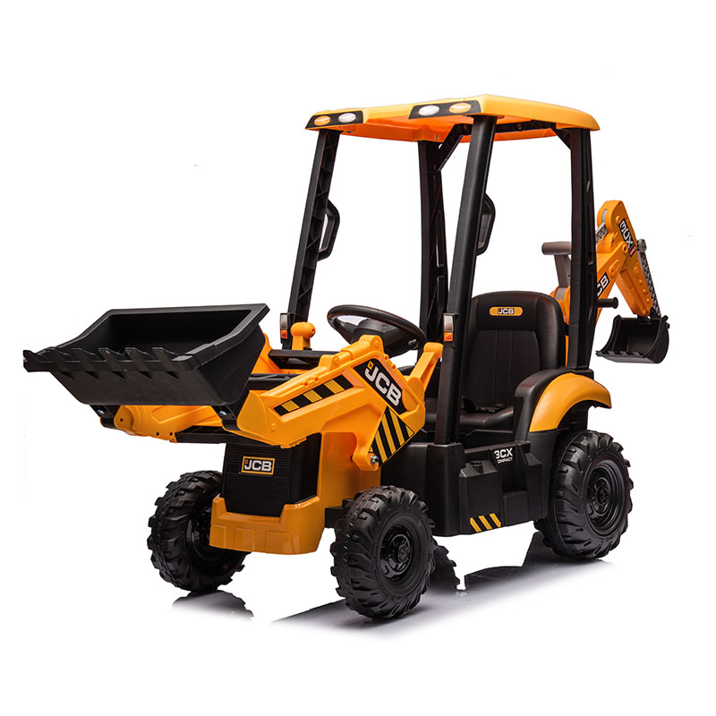 Lisensoitu JCB Kids sähkökäyttöinen tehdasauto