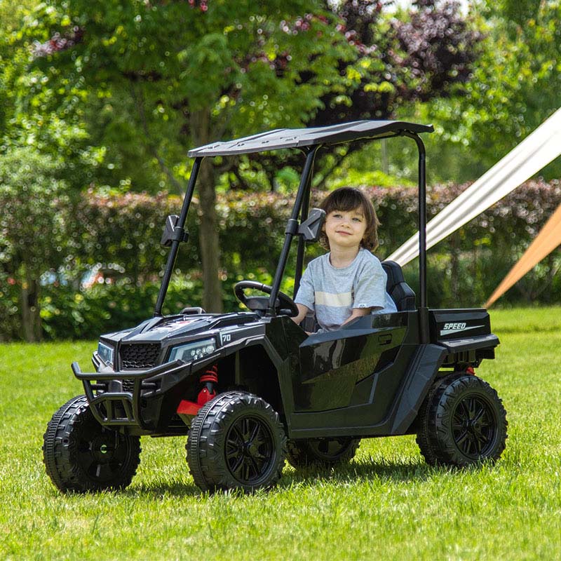 Kuusipyöräiset ajettavat autot Sähköajoneuvo Lasten leluauto